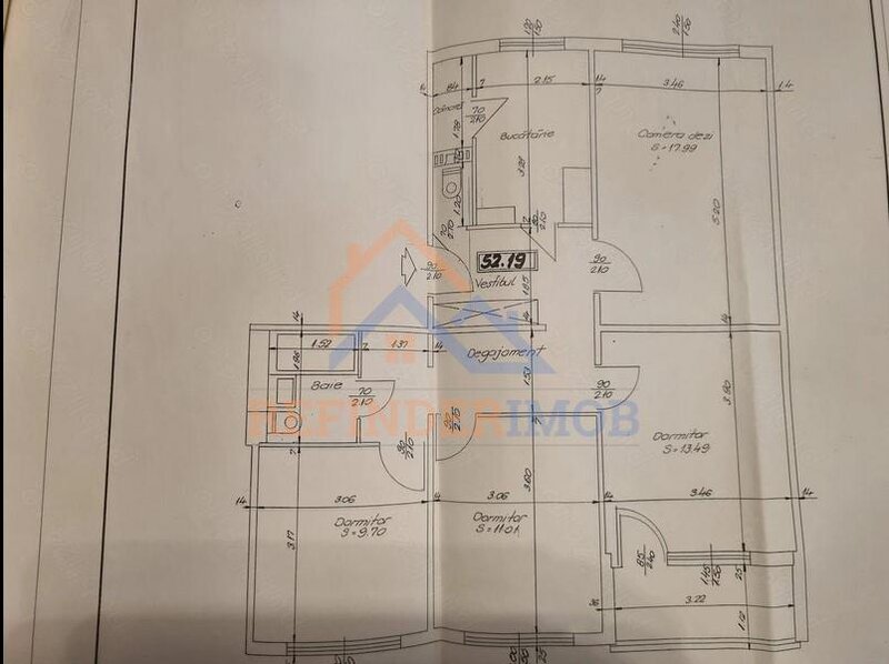 Brancoveanu Izvorul Crisului, 4 camere centrala, 81 mp
